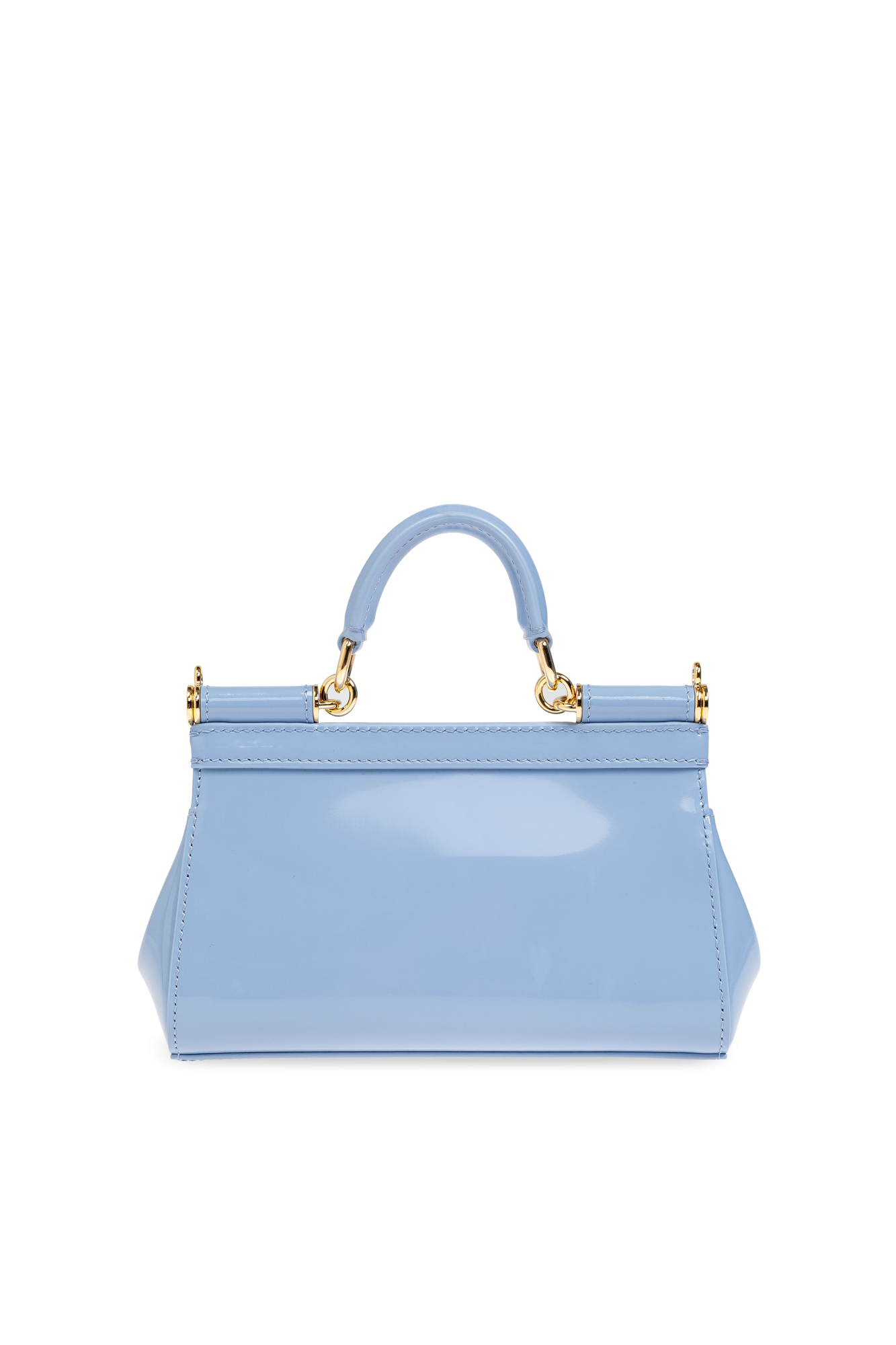 【関税&送料込み】Dolce & Gabbana Shoulder-Bag Light blue Shoulder Bag Small Sicily pleated dolce & Gabbana